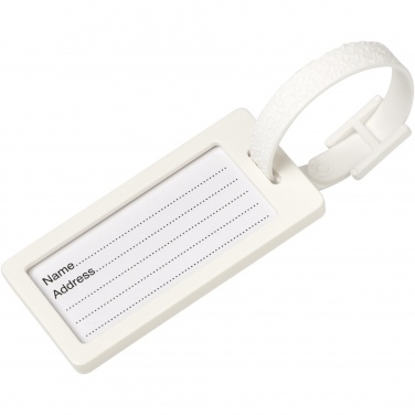 Logotrade promotional item image of: River recycled window luggage tag