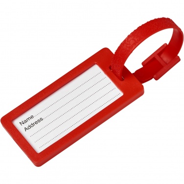 Logo trade promotional gifts picture of: River recycled window luggage tag