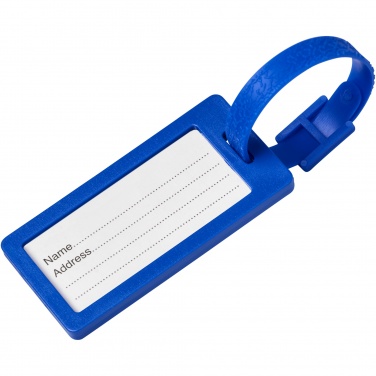 Logo trade business gift photo of: River recycled window luggage tag