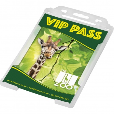 Logo trade promotional items picture of: Pierre recycled plastic card holder 