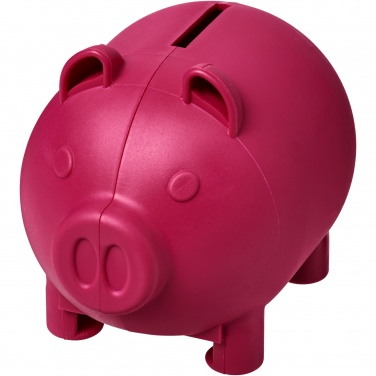 Logotrade promotional item image of: Oink recycled plastic piggy bank