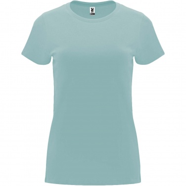 Logo trade advertising products image of: Capri short sleeve women's t-shirt
