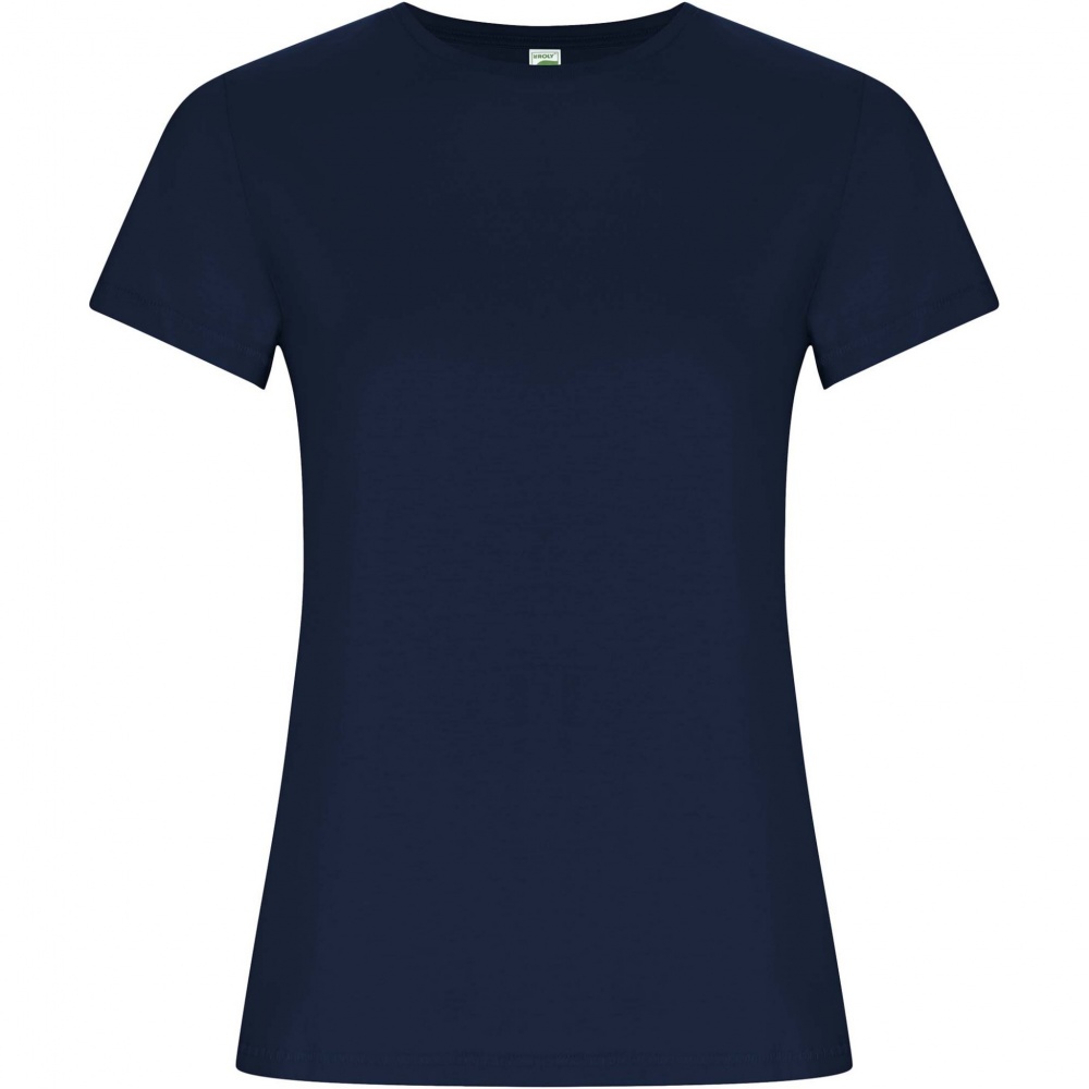 Logo trade business gifts image of: Golden short sleeve women's t-shirt
