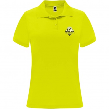 Logo trade promotional merchandise image of: Monzha short sleeve women's sports polo
