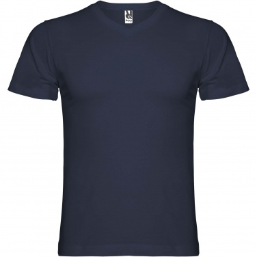 Logo trade business gifts image of: Samoyedo short sleeve men's v-neck t-shirt