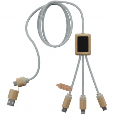 Logo trade business gifts image of: SCX.design C49 5-in-1 charging cable