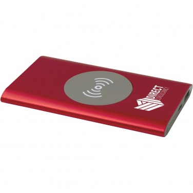 Logotrade promotional giveaways photo of: Juice 4000 mAh Type-C recycled aluminium wireless power bank 
