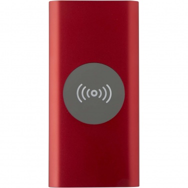 Logotrade advertising products photo of: Juice 8000 mAh Type-C recycled aluminium wireless power bank