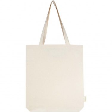 Logo trade corporate gifts picture of: Orissa 180 g/m² organic wide bottom tote bag 11L