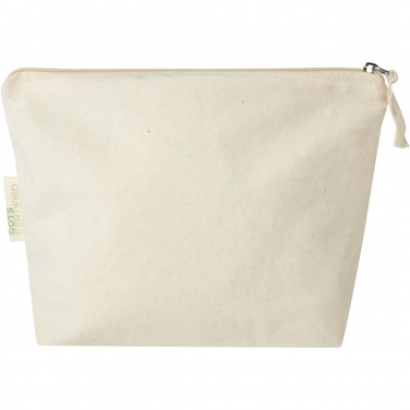 Logo trade promotional gift photo of: Orissa 180 g/m² organic toiletry bag 1L