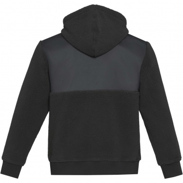 Logo trade promotional giveaway photo of: Evans unisex recycled sherpa fleece