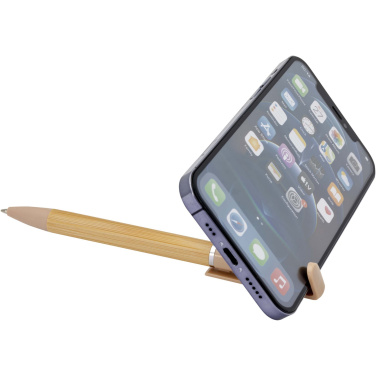 Logo trade promotional item photo of: Delfina phone holder pen