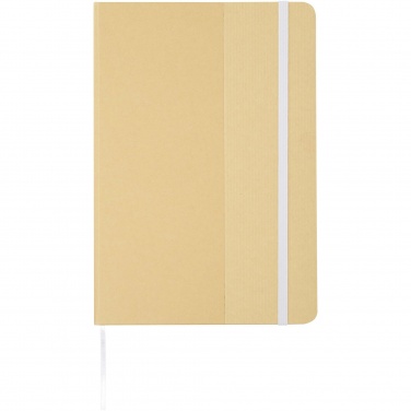 Logo trade promotional items picture of: Nelida A5 recycled cardboard hard cover notebook