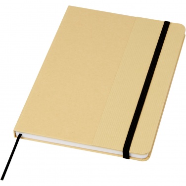 Logotrade advertising product image of: Nelida A5 recycled cardboard hard cover notebook