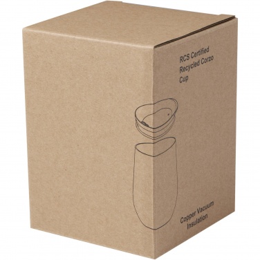 Logo trade promotional products image of: Corzo 350 ml RCS certified recycled stainless steel copper vacuum insulated cup