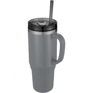 Logo trade advertising products picture of: Melbourne 1200 ml RCS certified insulated tumbler with straw