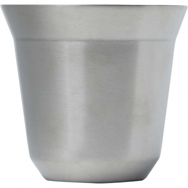 Logo trade promotional products image of: Duo 80 ml RCS certified stainless steel espresso cup set 