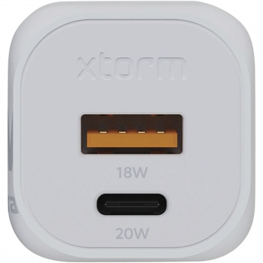 Logo trade promotional items picture of: Xtorm XEC020 GaN² Ultra 20W wall charger