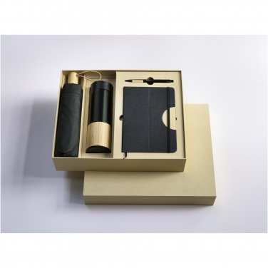 Logo trade advertising products picture of: Carmen A5 hard cover notebook and ballpoint pen gift set