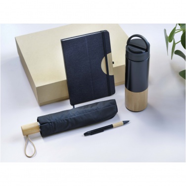 Logo trade advertising products picture of: Carmen A5 hard cover notebook and ballpoint pen gift set