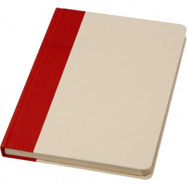 Logo trade promotional item photo of: Liliana A5 sugar cane plastic hard cover notebook