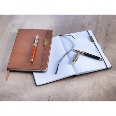 Logotrade promotional merchandise image of: Legato A5 notebook and rollerball pen set 