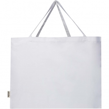 Logo trade business gift photo of: Odessa 220 g/m² GRS recycled cotton large tote bag