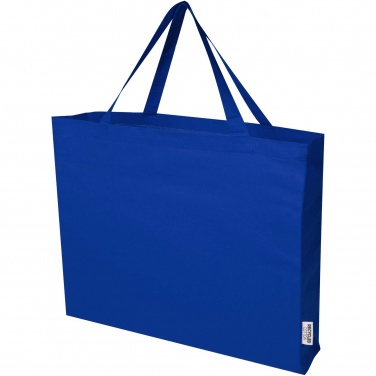 Logo trade corporate gifts image of: Odessa 220 g/m² GRS recycled cotton large tote bag