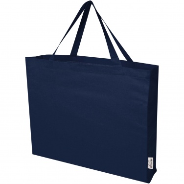 Logo trade promotional items image of: Odessa 220 g/m² GRS recycled cotton large tote bag