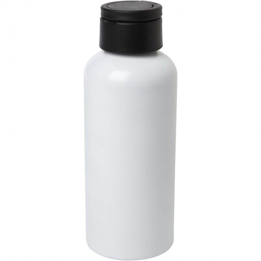 Logo trade corporate gifts picture of: Trinity 600 ml RCS certified recycled aluminium water bottle with RPET lid