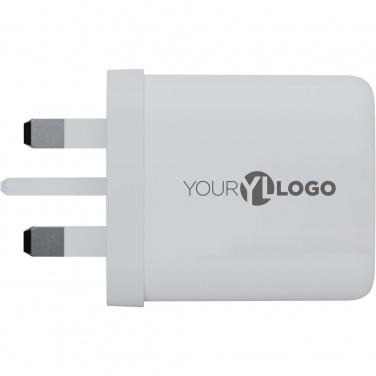 Logotrade promotional gift picture of: Xtorm XEC067G GaN² Ultra 67W wall charger - UK plug