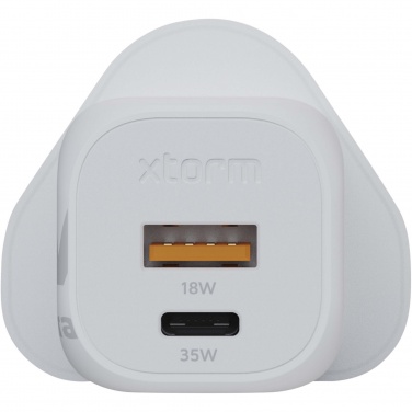 Logotrade advertising products photo of: Xtorm XEC035 GaN² Ultra 35W wall charger - UK plug