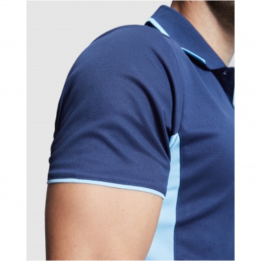 Logo trade promotional giveaway photo of: Montmelo short sleeve unisex sports polo