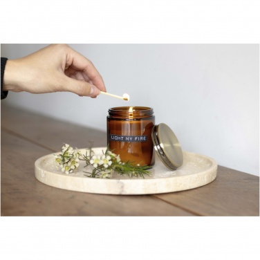 Logotrade promotional products photo of: Wellmark cedar wood scented candle medium