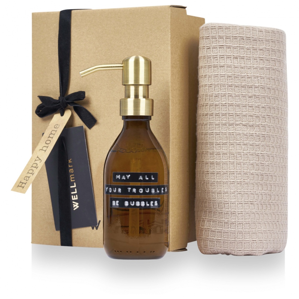 Logo trade promotional giveaways picture of: Wellmark Happy Home gift box