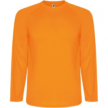 Logo trade promotional giveaways image of: Montecarlo long sleeve kids sports t-shirt