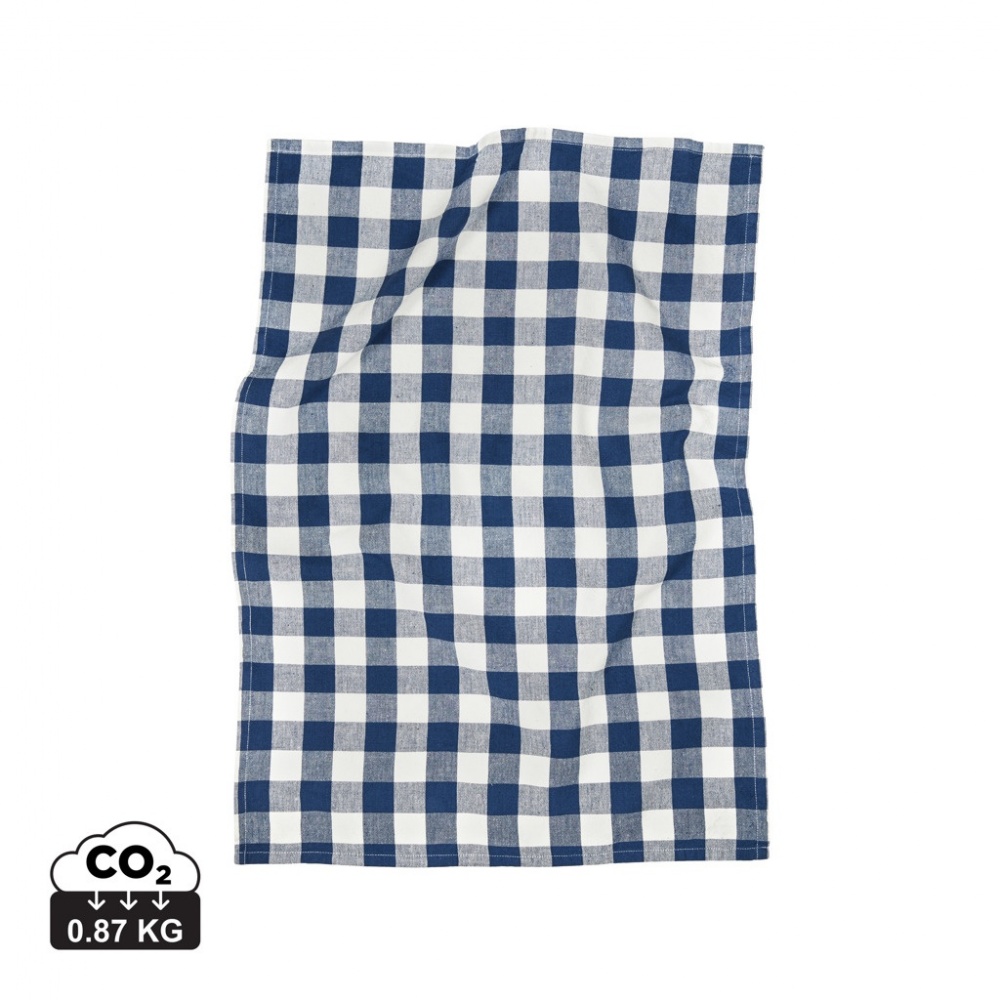 Logo trade corporate gift photo of: VINGA Clare linen blend kitchen towel