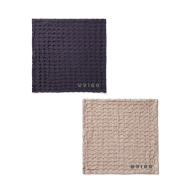 Logotrade promotional gift image of: VINGA Cromer waffle dish cloth, 2 pcs
