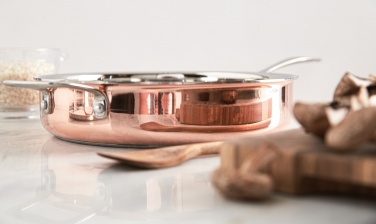 Logo trade promotional gifts image of: VINGA Baron copper sauté pan
