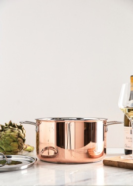 Logotrade business gifts photo of: VINGA Baron copper saucepan