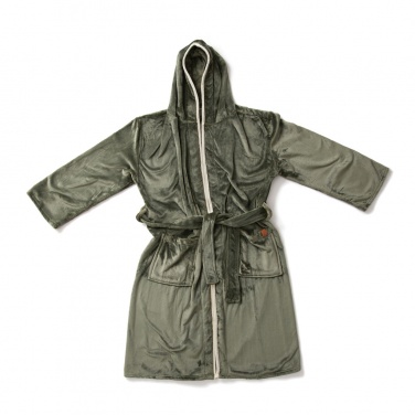 Logo trade advertising products image of: VINGA Louis luxury plush RPET robe size L-XL