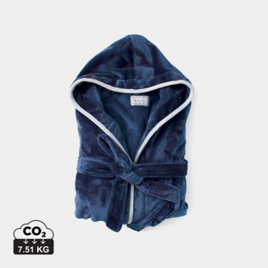 Logo trade promotional items image of: VINGA Louis luxury plush GRS RPET robe size S-M