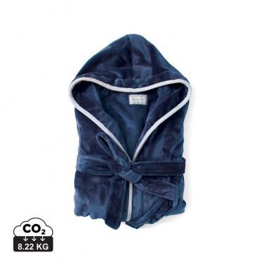 Logo trade corporate gifts image of: VINGA Louis luxury plush RPET robe size L-XL