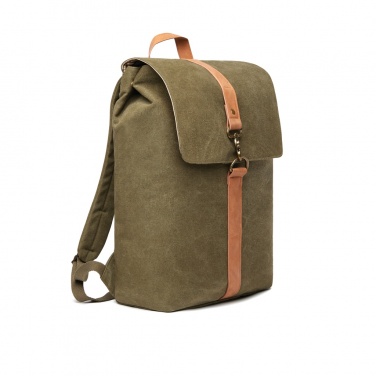Logo trade promotional merchandise photo of: VINGA Bosler backpack GRS recycled canvas