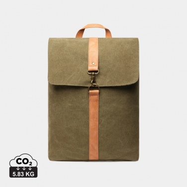 Logotrade advertising product image of: VINGA Bosler backpack GRS recycled canvas