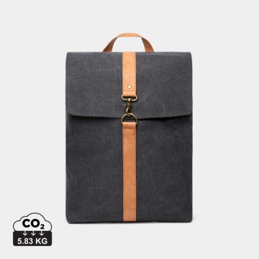Logo trade advertising products image of: VINGA Bosler backpack GRS recycled canvas