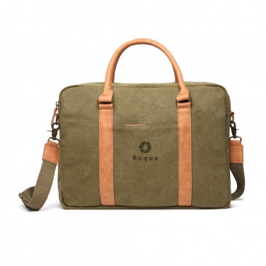 Logo trade promotional items image of: VINGA Bosler RCS recycled canvas computer bag