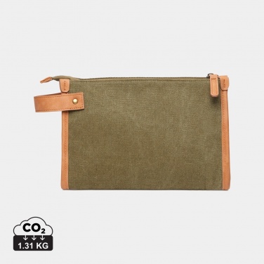 Logotrade promotional merchandise photo of: VINGA Bosler GRS recycled canvas toiletry bag