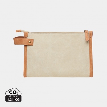 Logotrade business gift image of: VINGA Bosler GRS recycled canvas toiletry bag