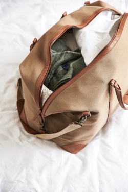 Logotrade promotional gift image of: VINGA Sloane RCS RPET weekender bag